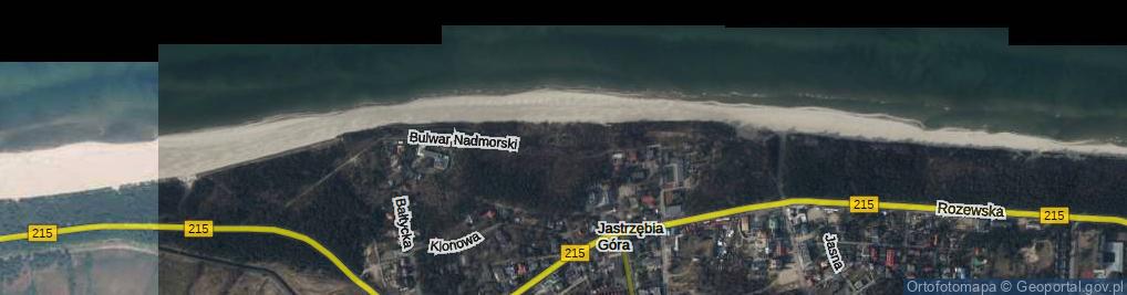 Zdjęcie satelitarne Bulwar Nadmorski ul.